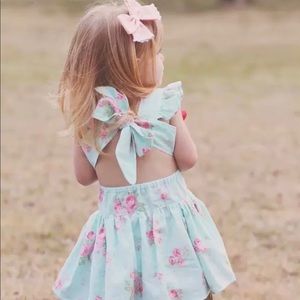 Last One - Floral tieback dress